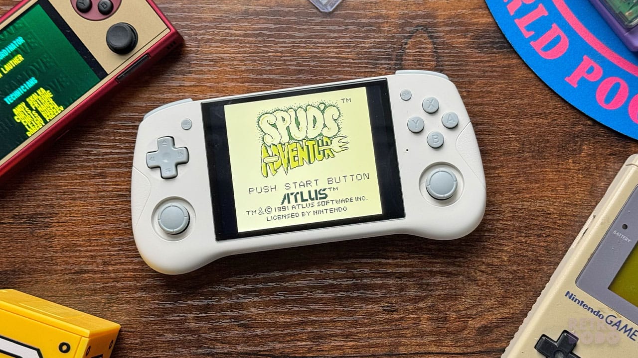 Spud's Adventure loading screen on the Helegaly Action π