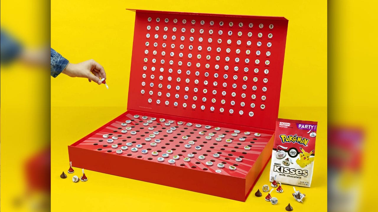 Collectible box for Pokémon Hershey's Kisses