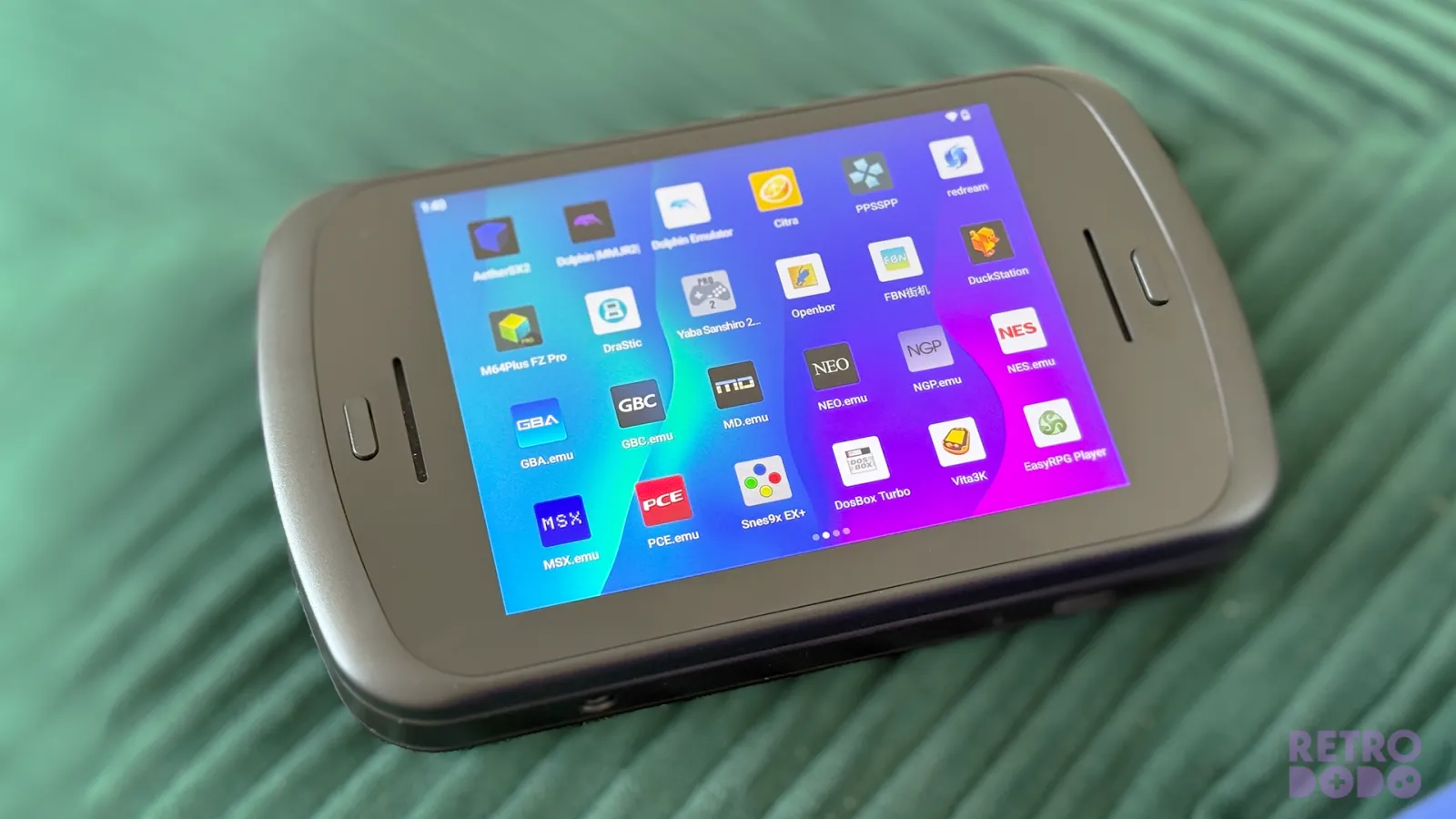 The touchscreen on the RG Slide