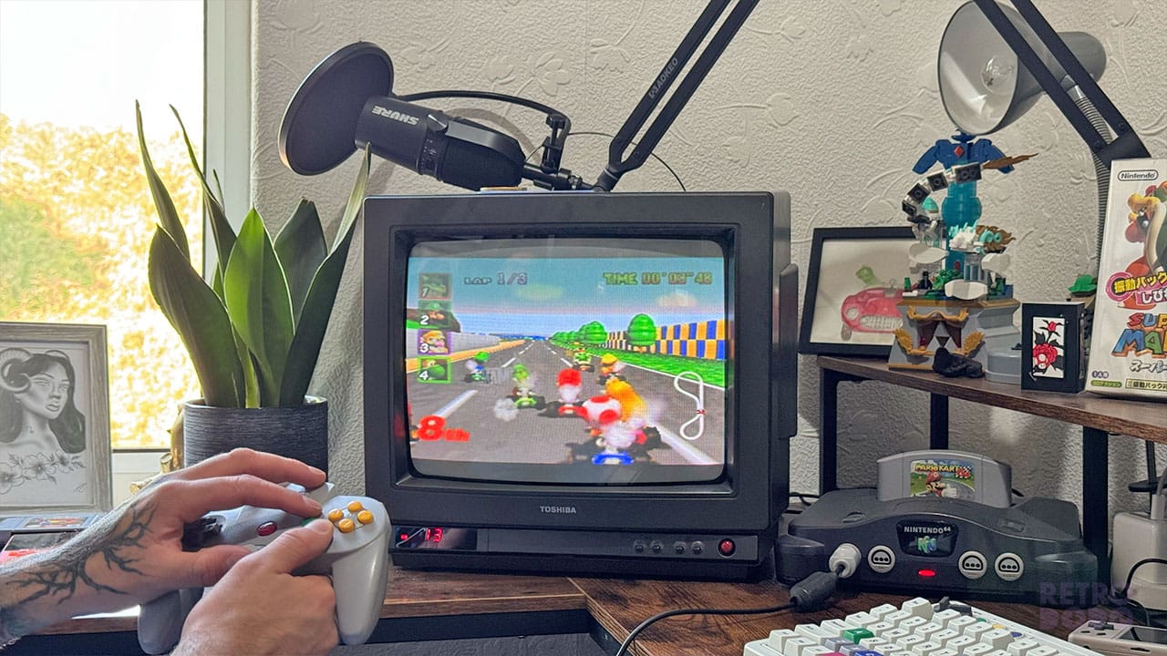 Mario Kart 64 on Seb's CRT