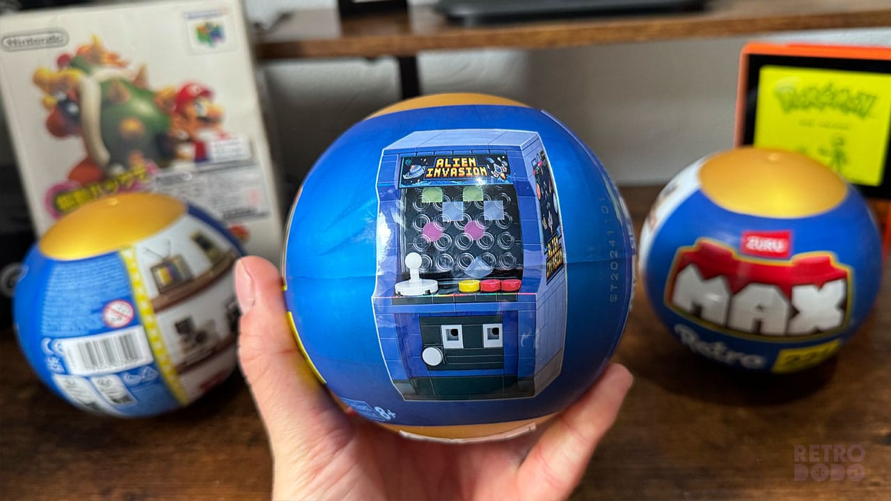 Seb holding one of the MAX retro collection packages