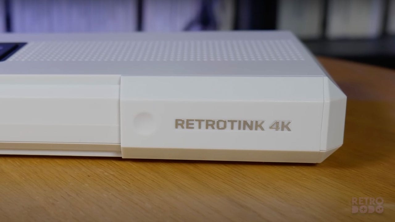 The logo on the Retrotink-4K CE