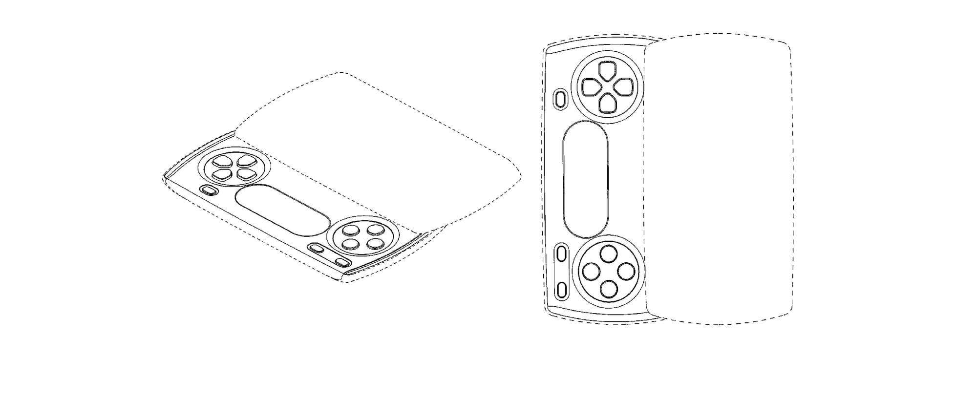 Patent design for the Sony Xperia Play