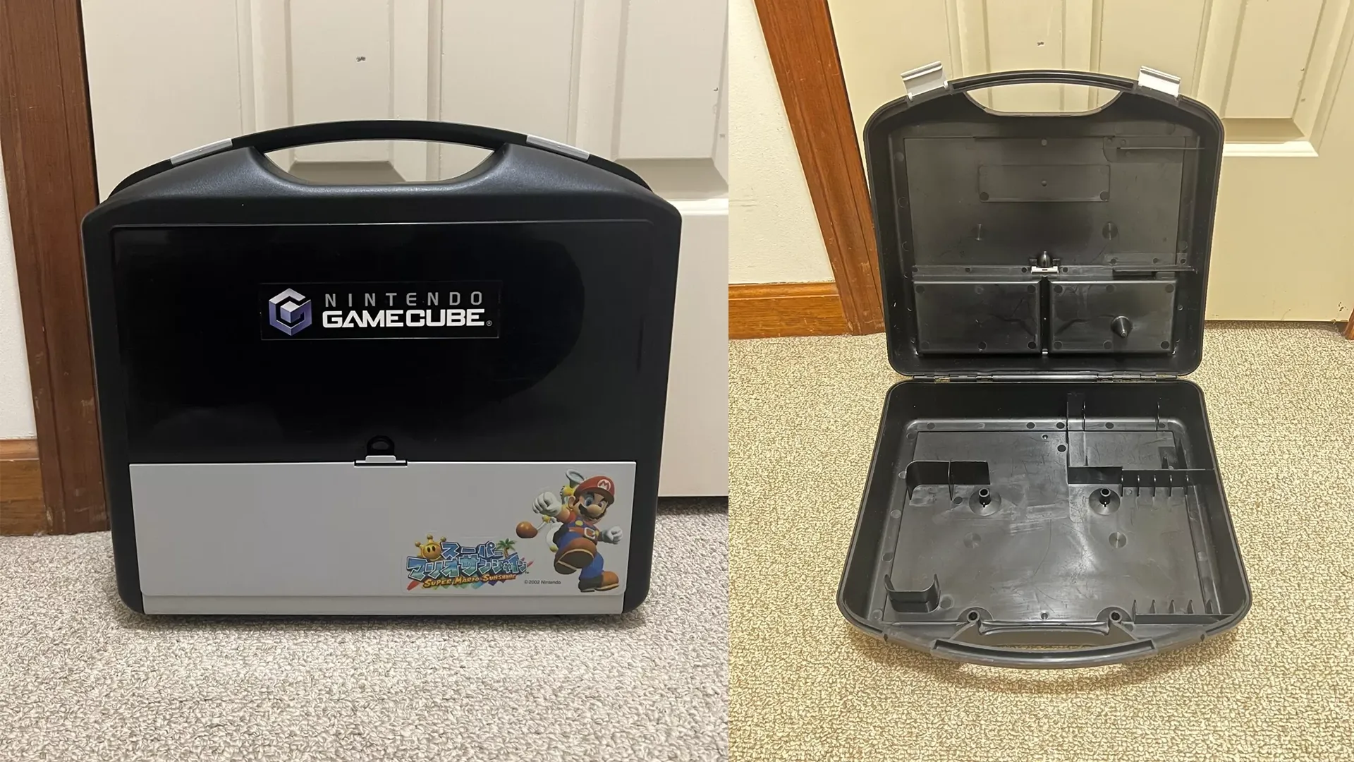 Nintendo GameCube Super Mario Sunshine protective carry case