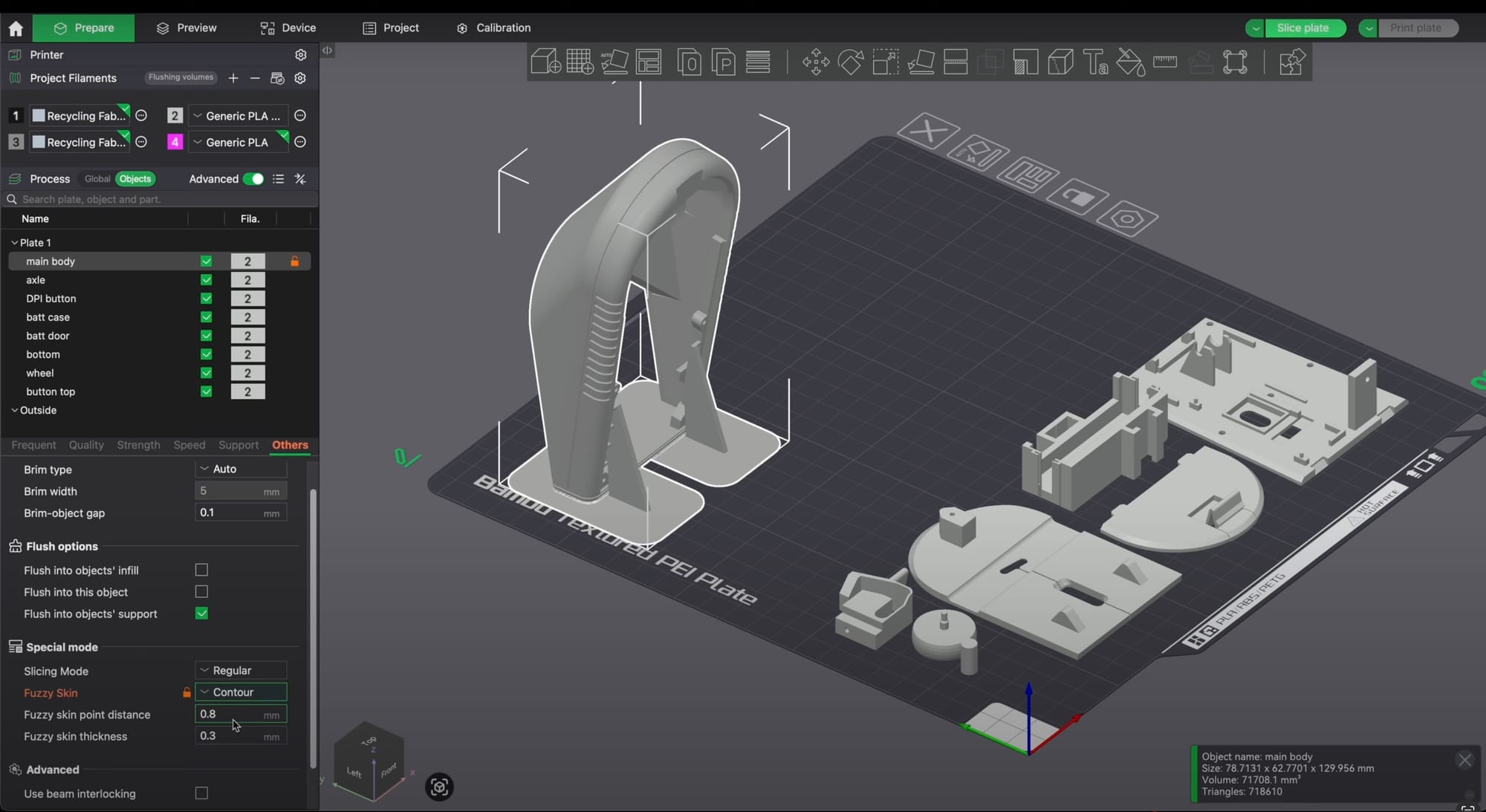 Designing the Game Boy mouse on a computer