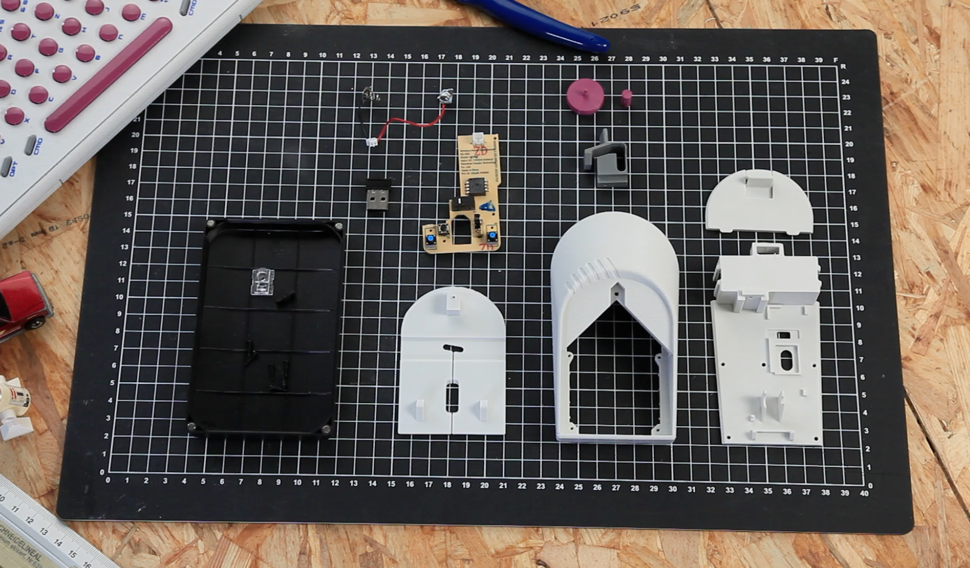 Game Boy Mouse pieces