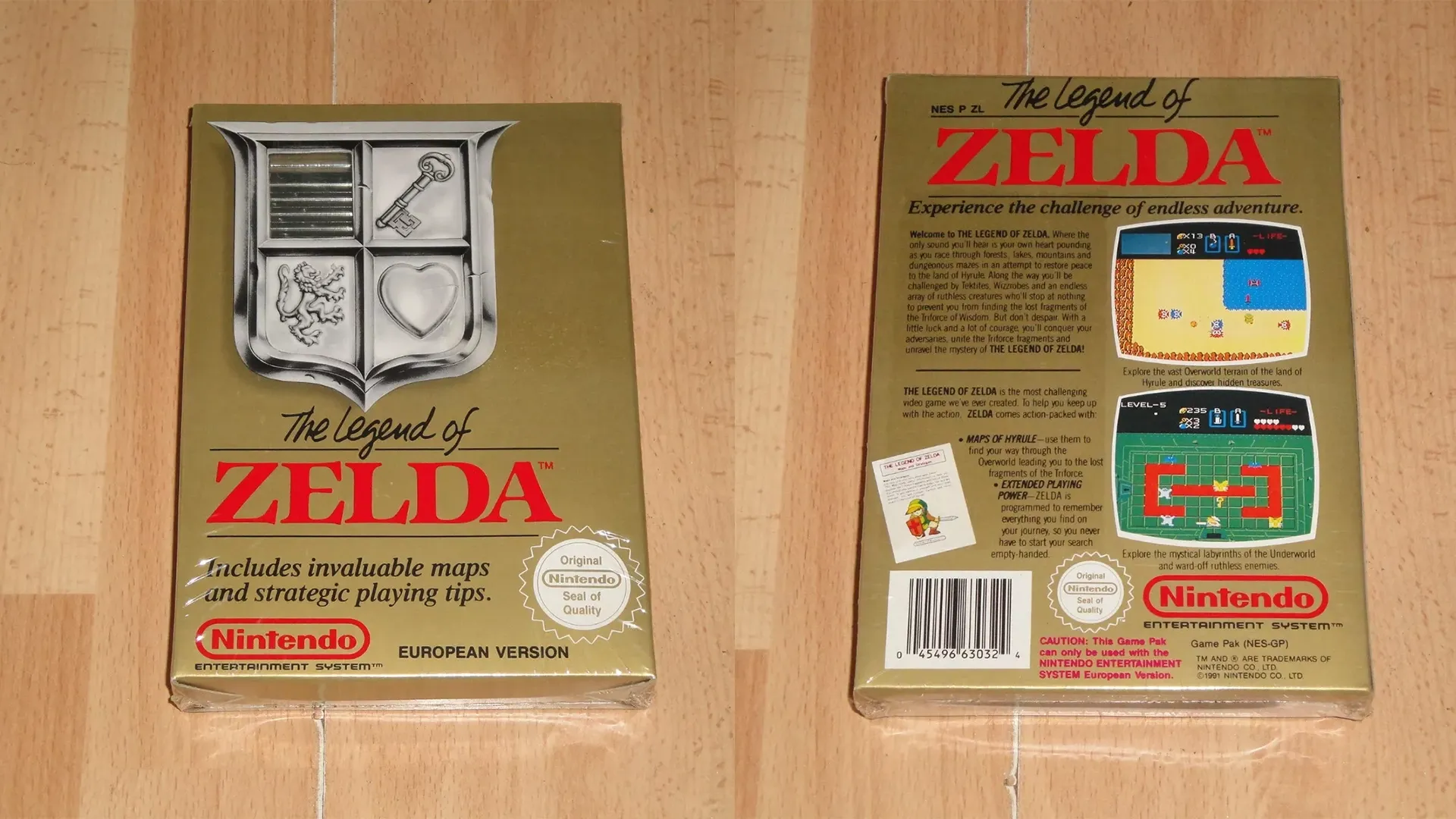 The Legend of Zelda box
