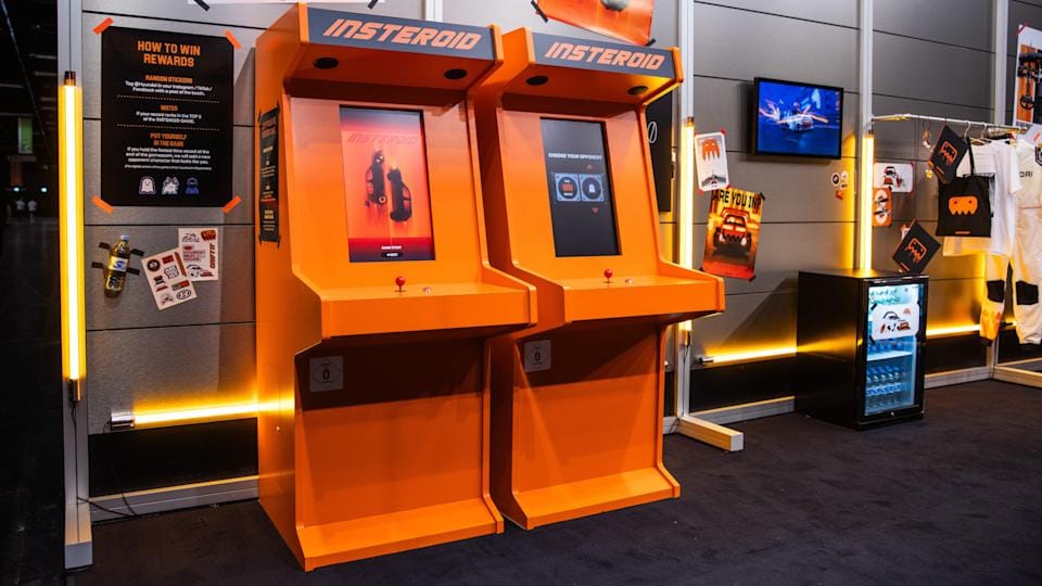 Arcade machines at Gamescom