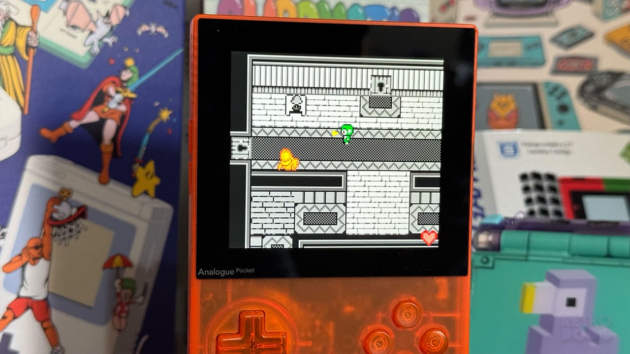 Luigi's Mansion GBC demake gameplay