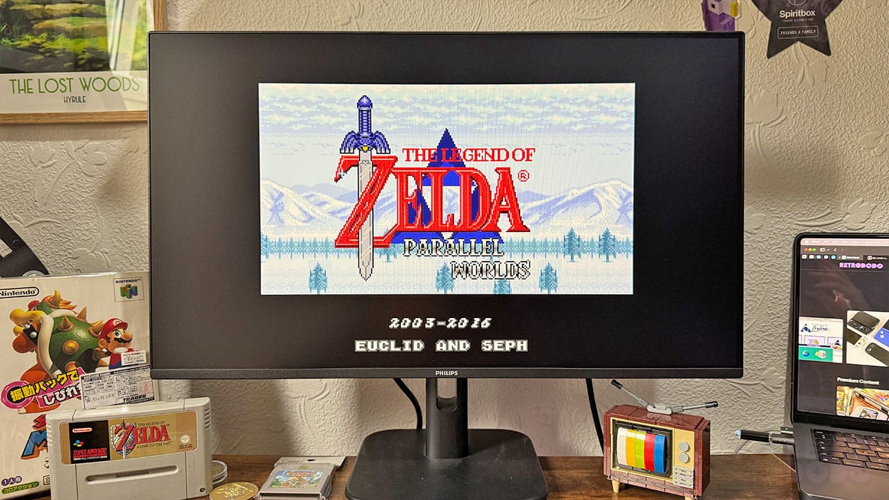 Parallel Worlds title screen