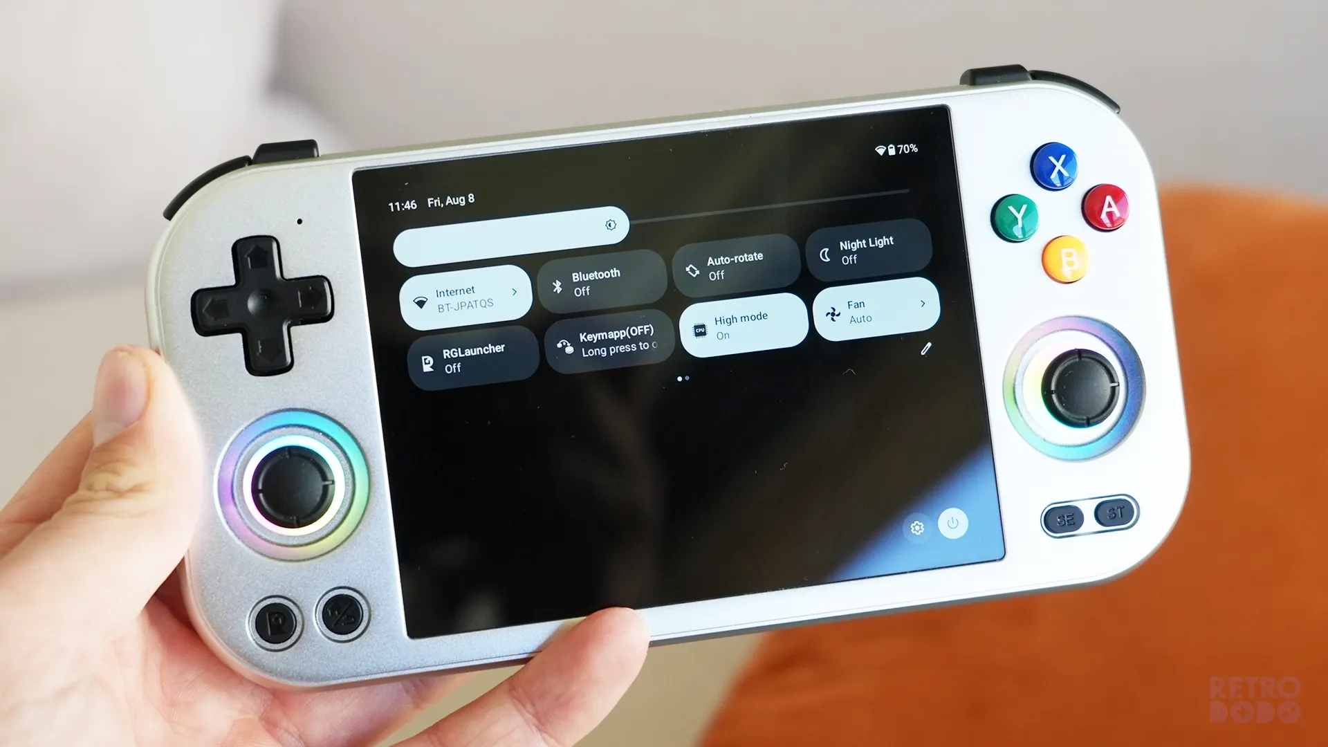ANBERNIC RG477M Android Settings