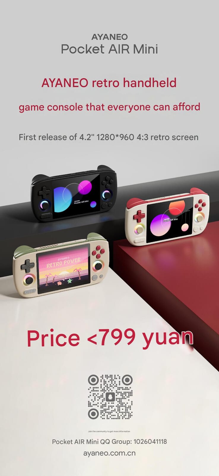 AYANEO Advert for Pocket AIR Mini