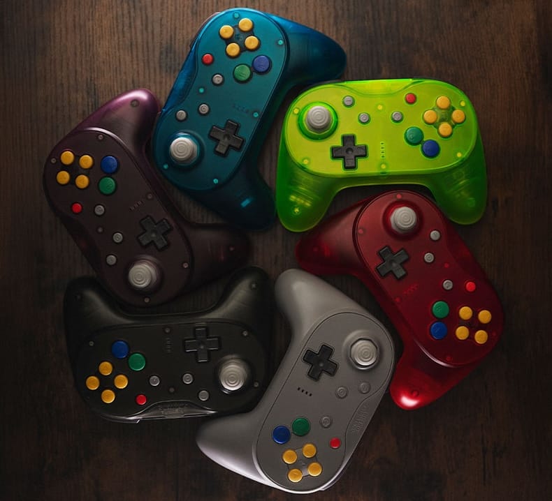 6 colours for the Retro Fighters Brawler64 Pro