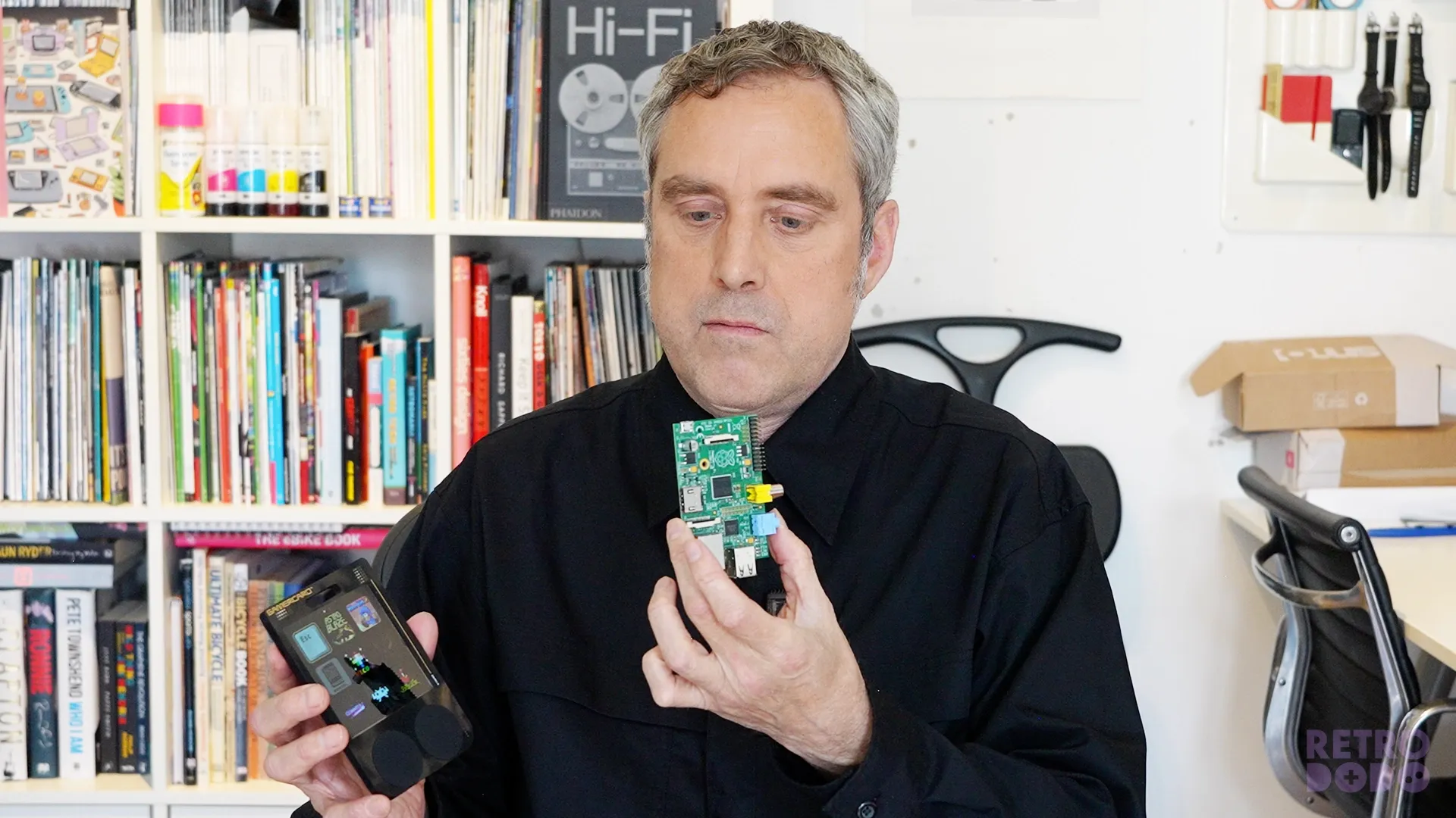 Grant Sinclair holding GAMERCARD