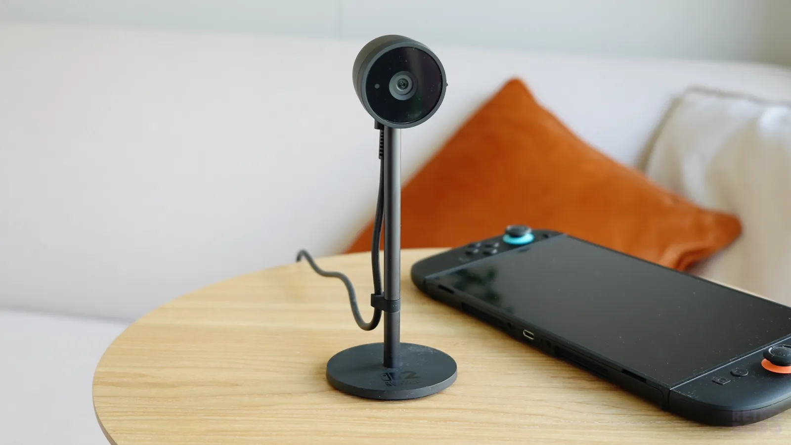 The Nintendo Switch 2 camera next a Nintendo Switch 2