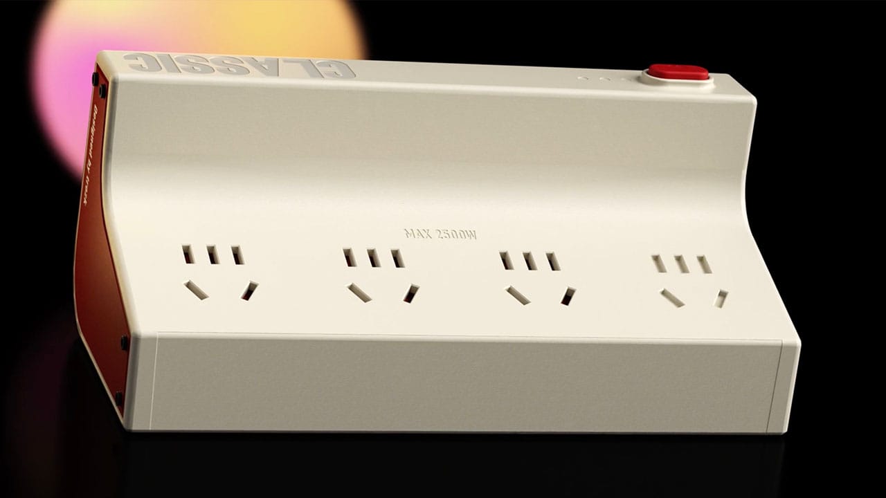 Plug sockets on the power strip