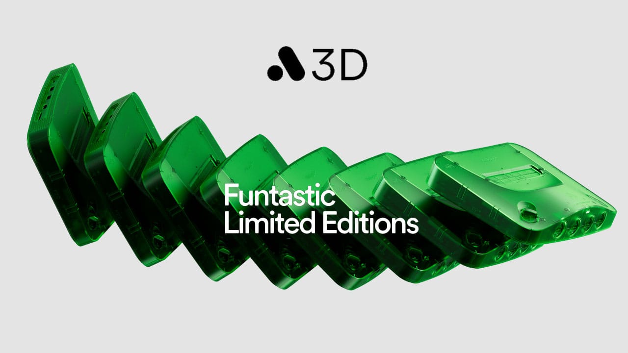 Cascadine Analogue 3D consoles in Jungle Green