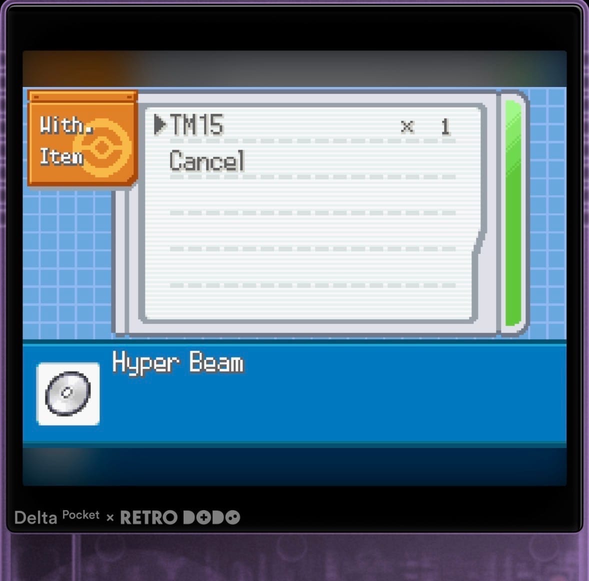 All TM/HMs cheat