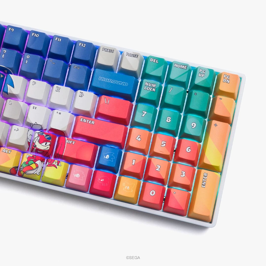 Right-hand view of the Sega Classic keyboard from Higround