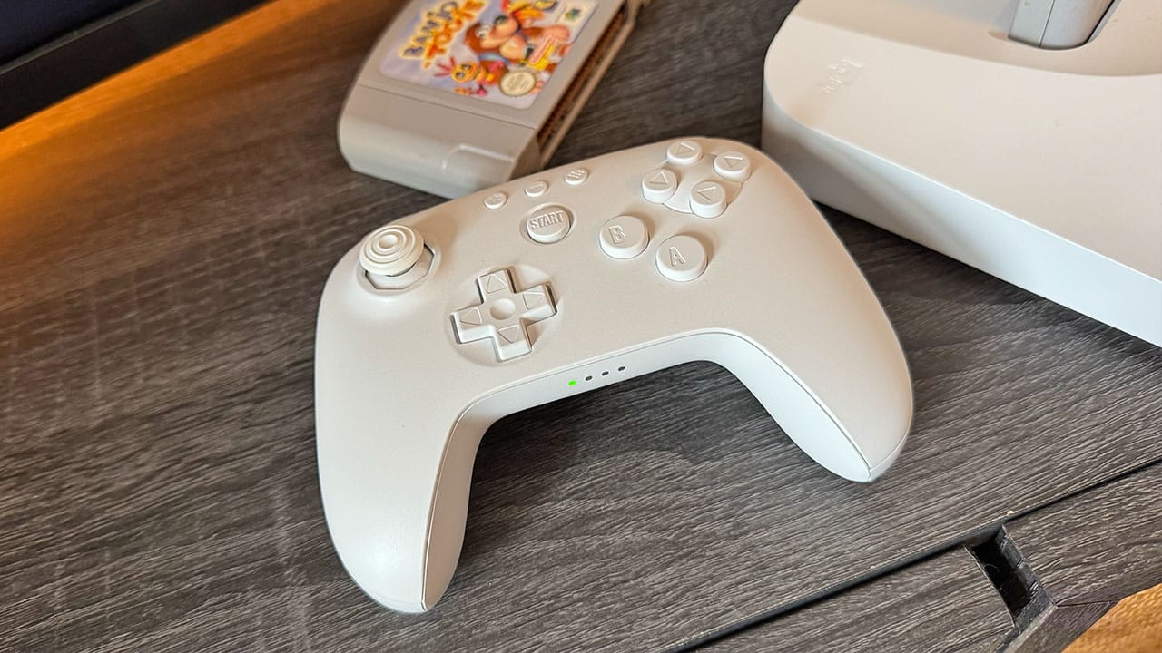 8BitDo controller in white