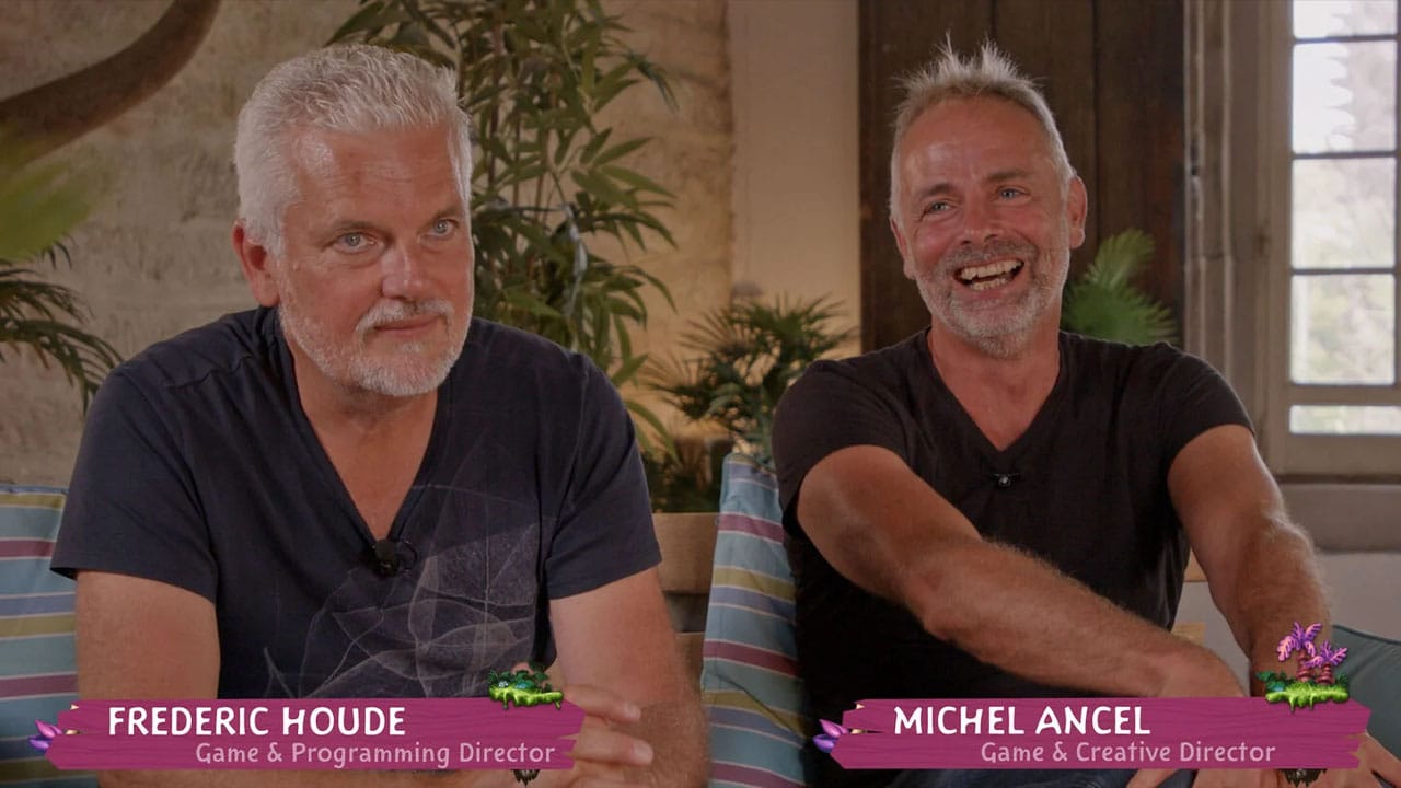 Houde and Ancel talking about Rayman