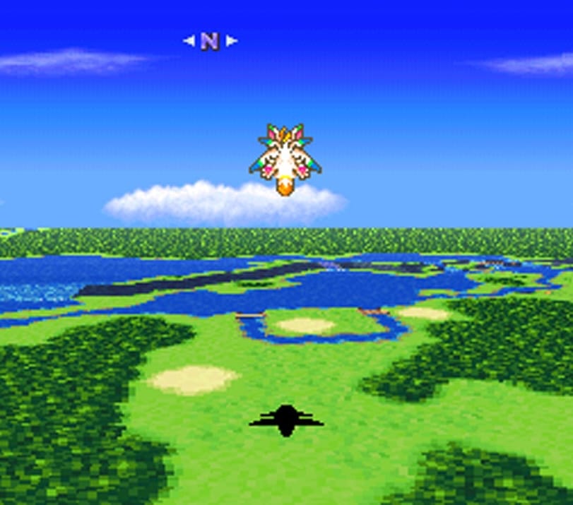 Map view in Secret of Mana