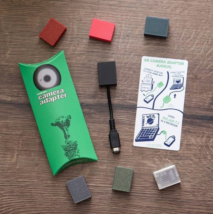 GB Camera Packaging and pieces