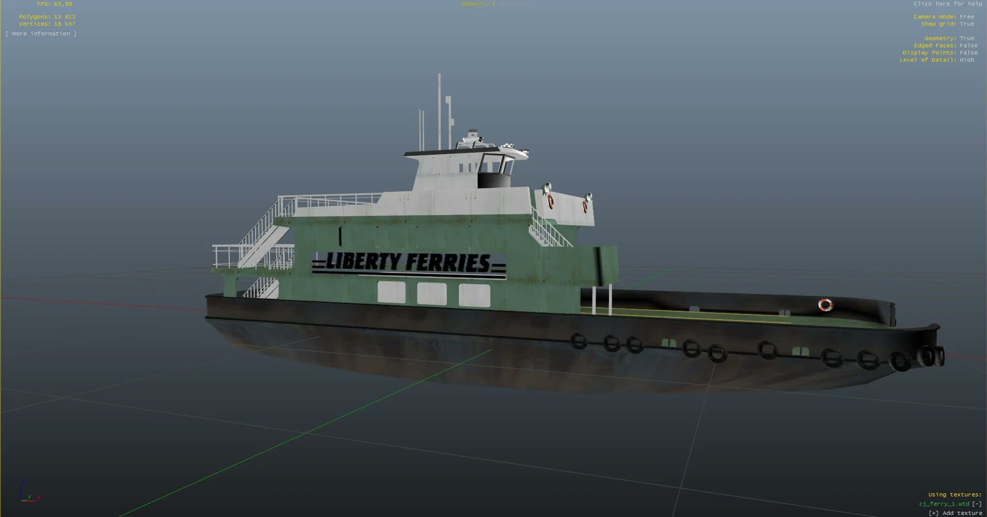 Liberty Ferries model