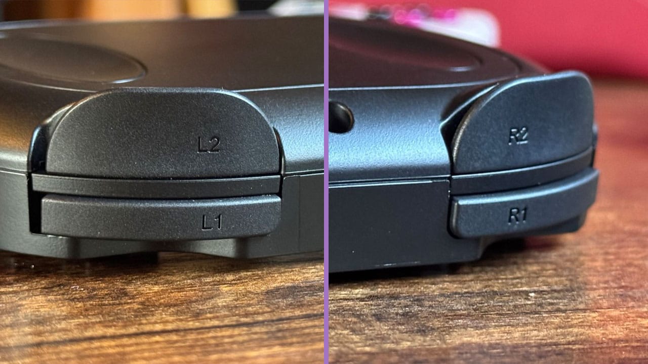 Shoulder buttons/triggers