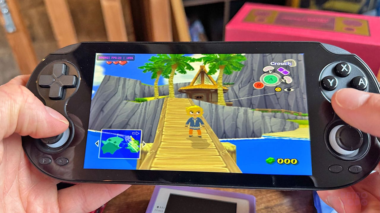 Wind Waker Gameplay on the RG Vita