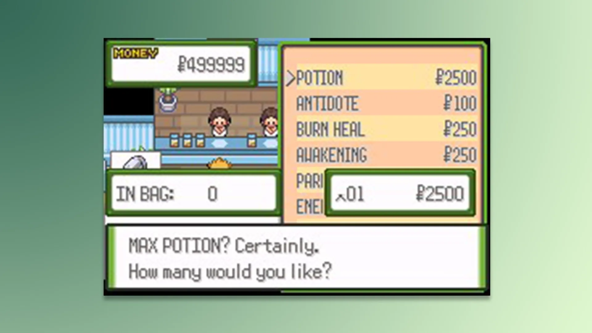 Pokémon blazed Glazed Any Item Cheat