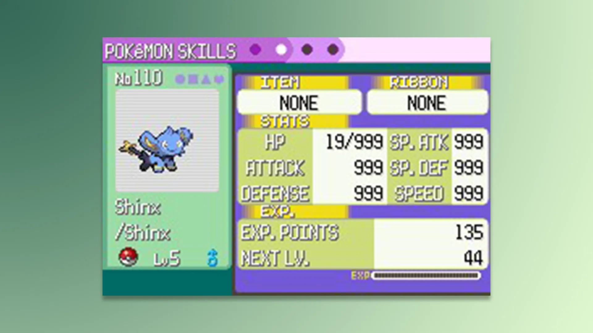 Pokémon Blazed Glazed Max Stats Cheat