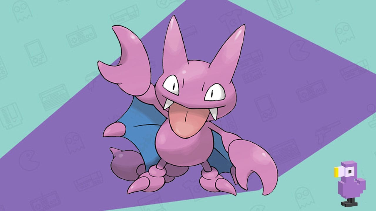 Gligar Pink flying scorpion Pokemon