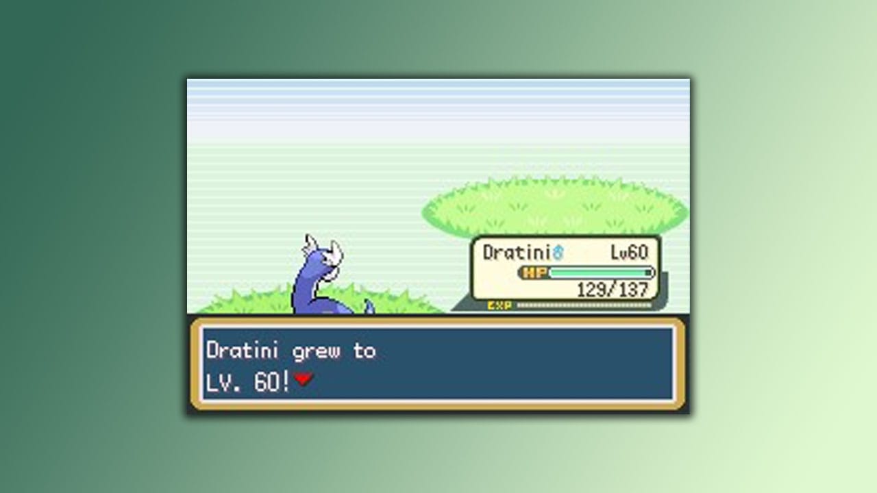 Infinite EXP graphic - Dratini