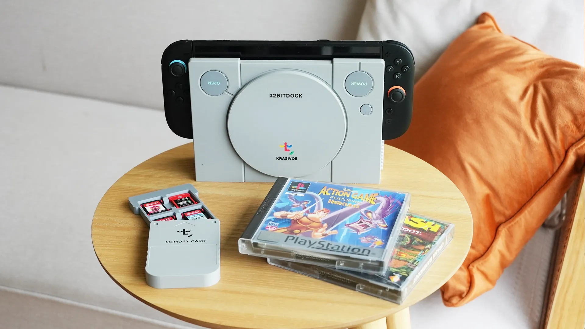 Krasivoe 32BitDock PS1 Nintendo Switch