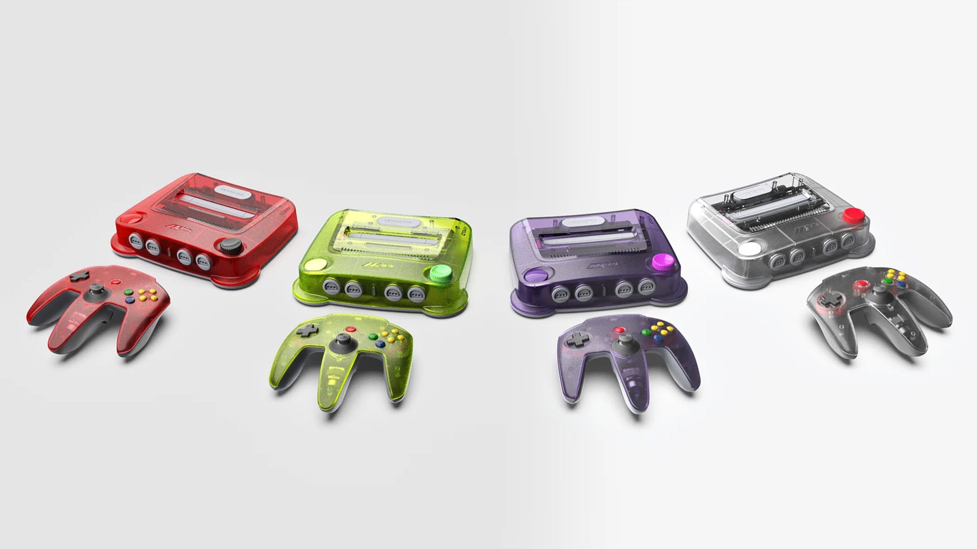 4 consoles and 4 controllers