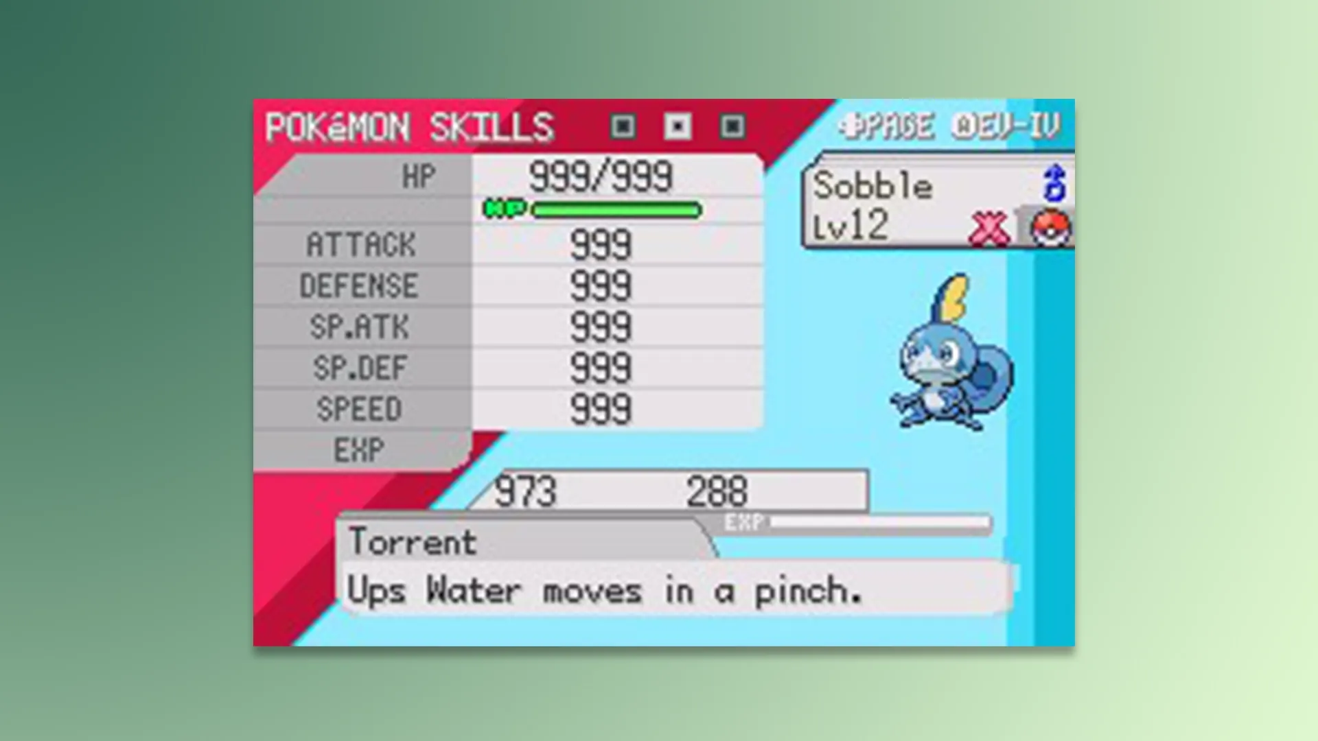 Max Stast Cheat in Pokemon Sword & Shield Ultimate Plus