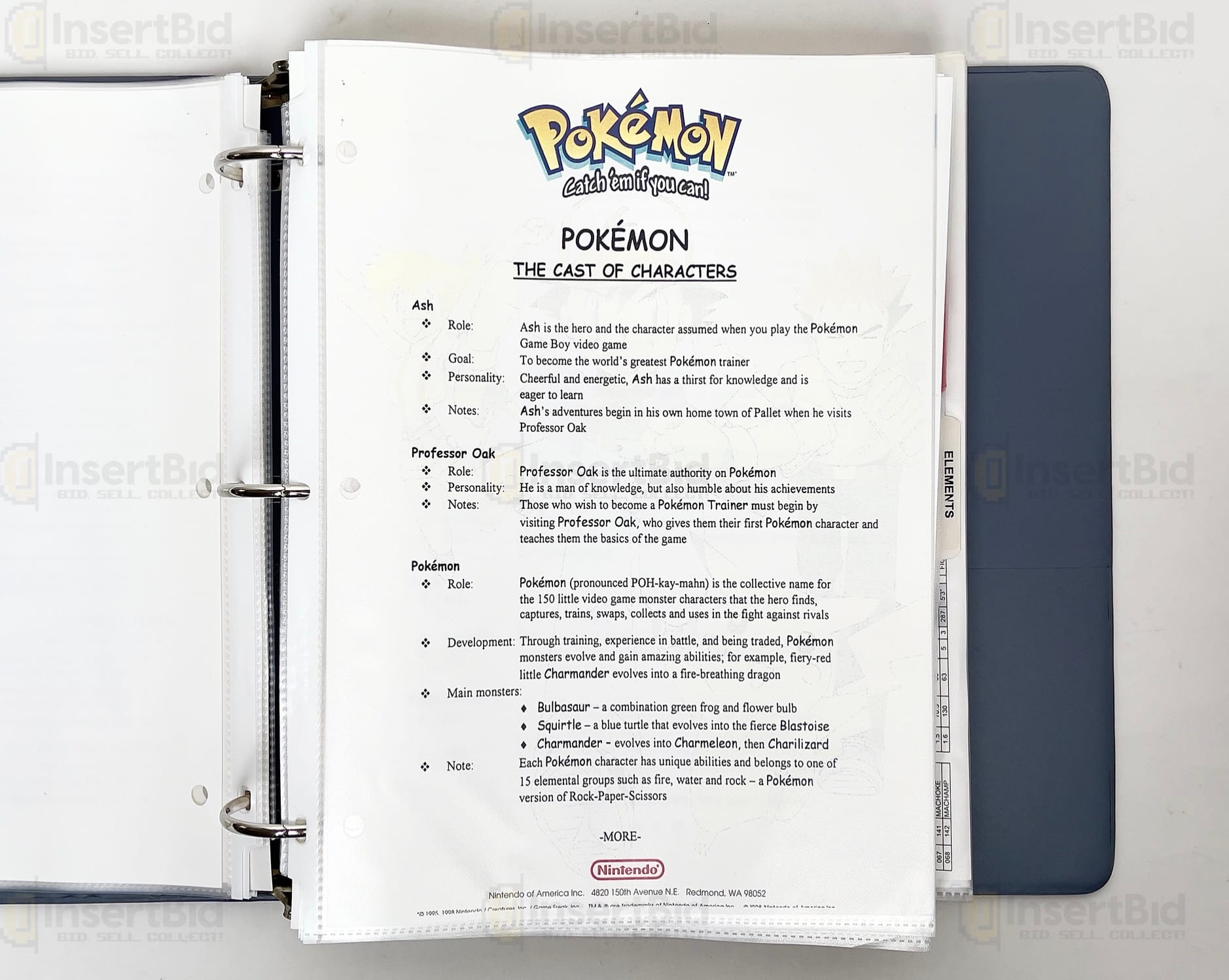 The Pokémon character cast