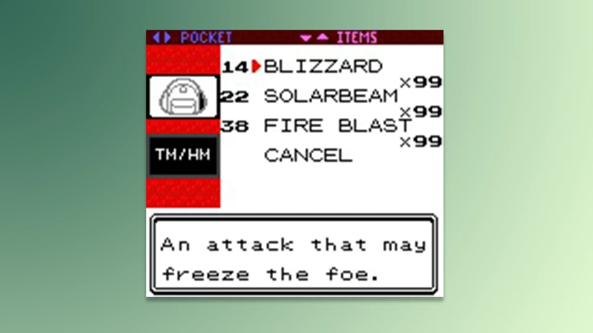 Pokemon Crystal Clear HM