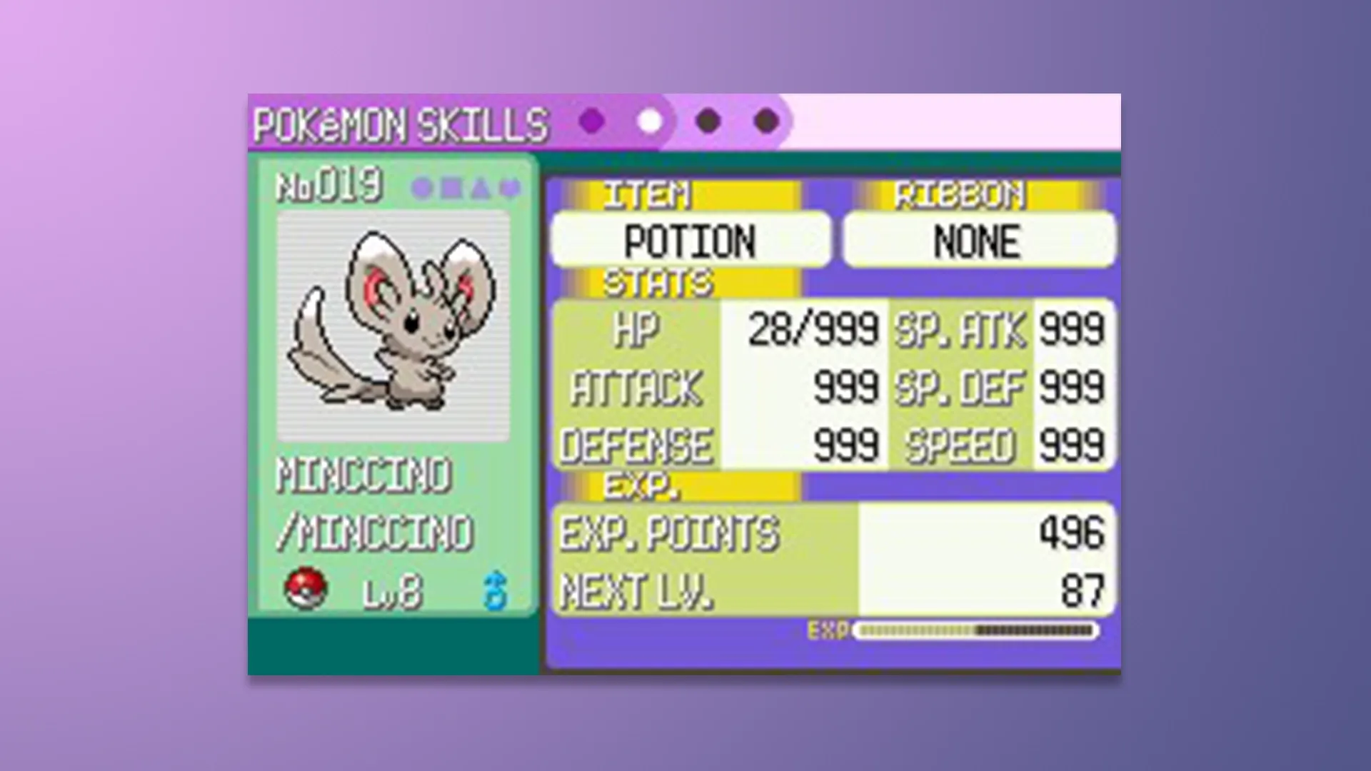 Pokémon Mega Power Max Stats Cheat