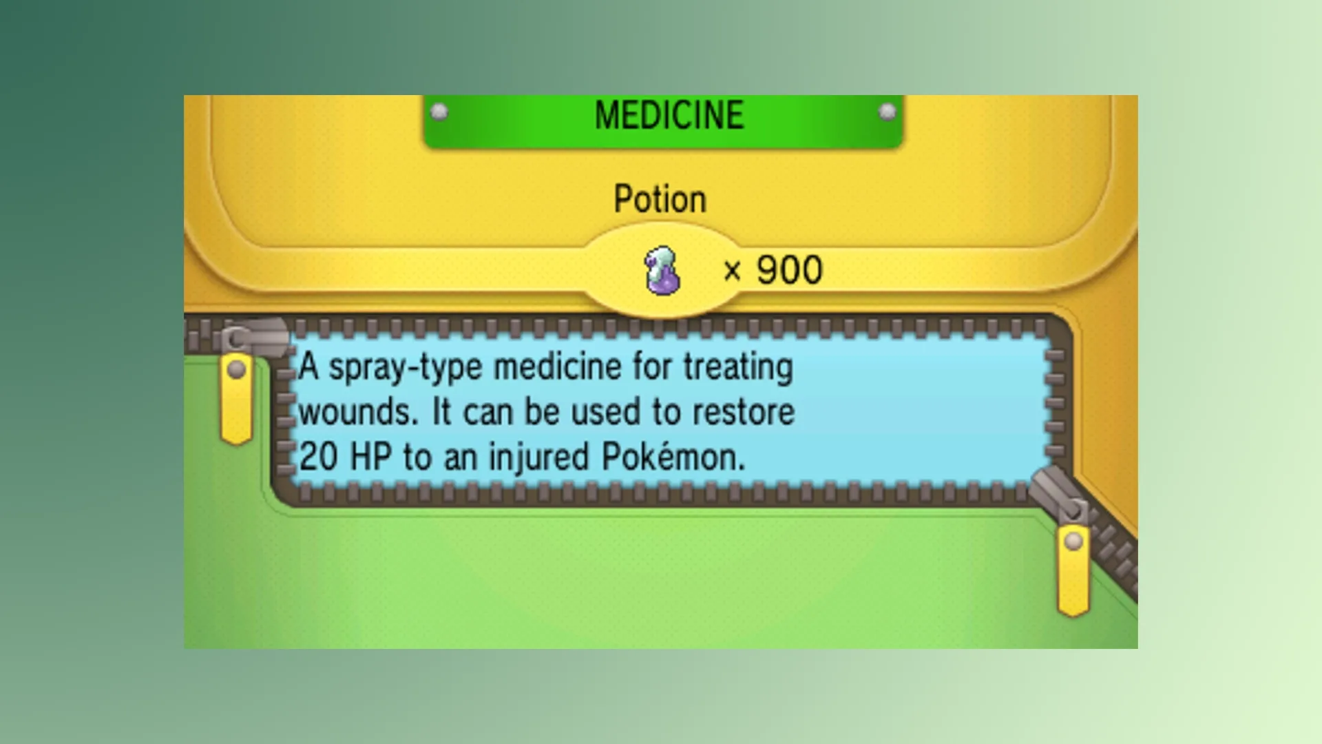 Pokémon Omega Ruby Unlimited Medicine Cheat