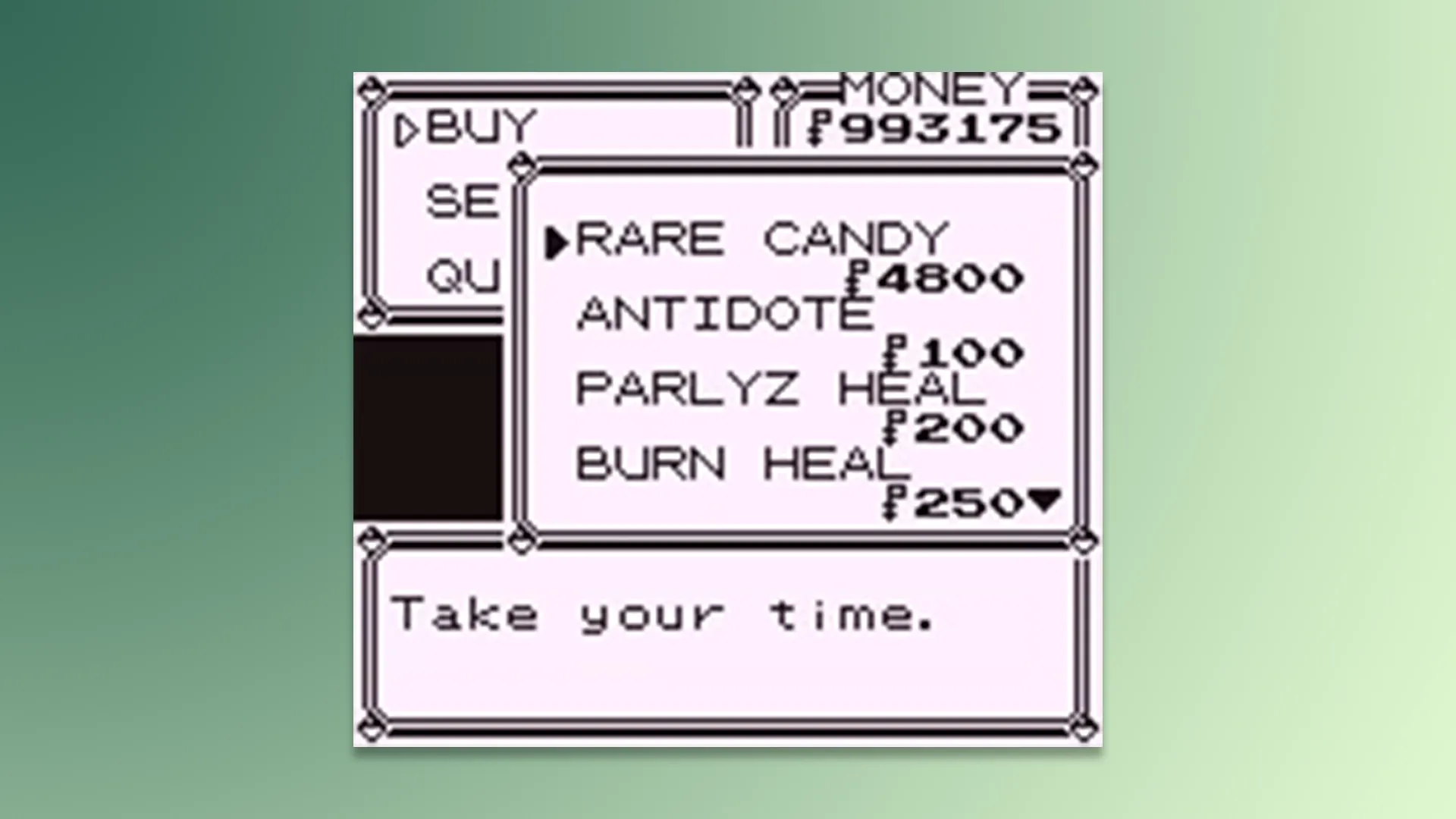 Pokemon Red Blue Rare Candy Cheat