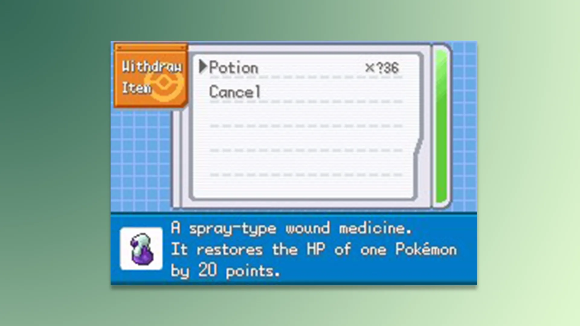 Potion Cheat in Pokemon Sword & Shield Ultimate Plus