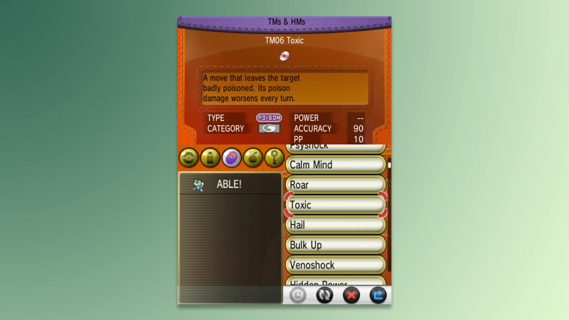 Pokemon HM TM Cheats