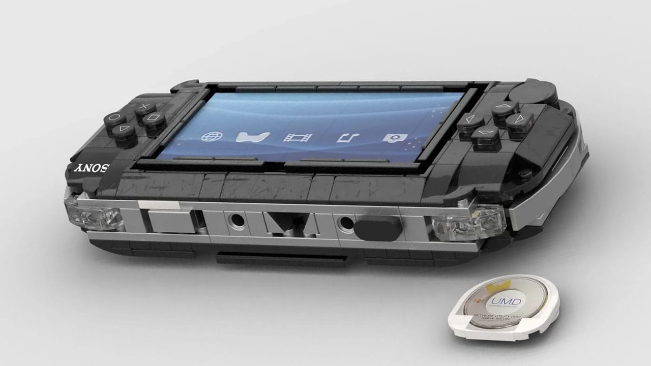 Shoulder buttons on the PSP LEGO set
