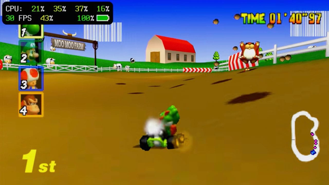 Предварительный взгляд на Mario Kart на PS Vita