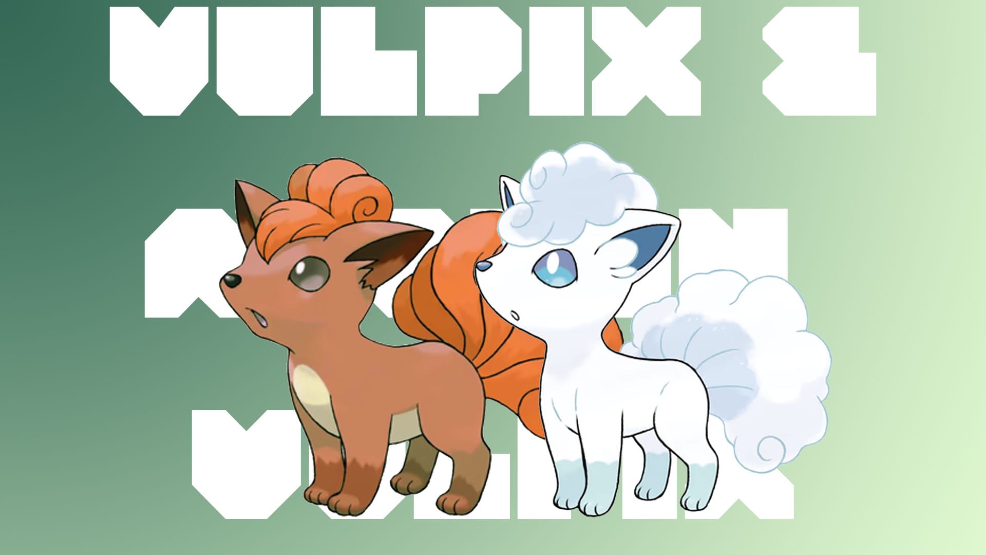 Vulpix and Alolan Vulpix