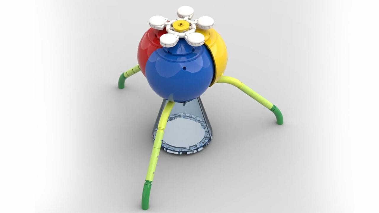 LEGO Pikmin Onion for all three Pikmin types