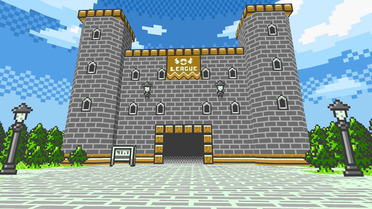 3D Pokémon League building