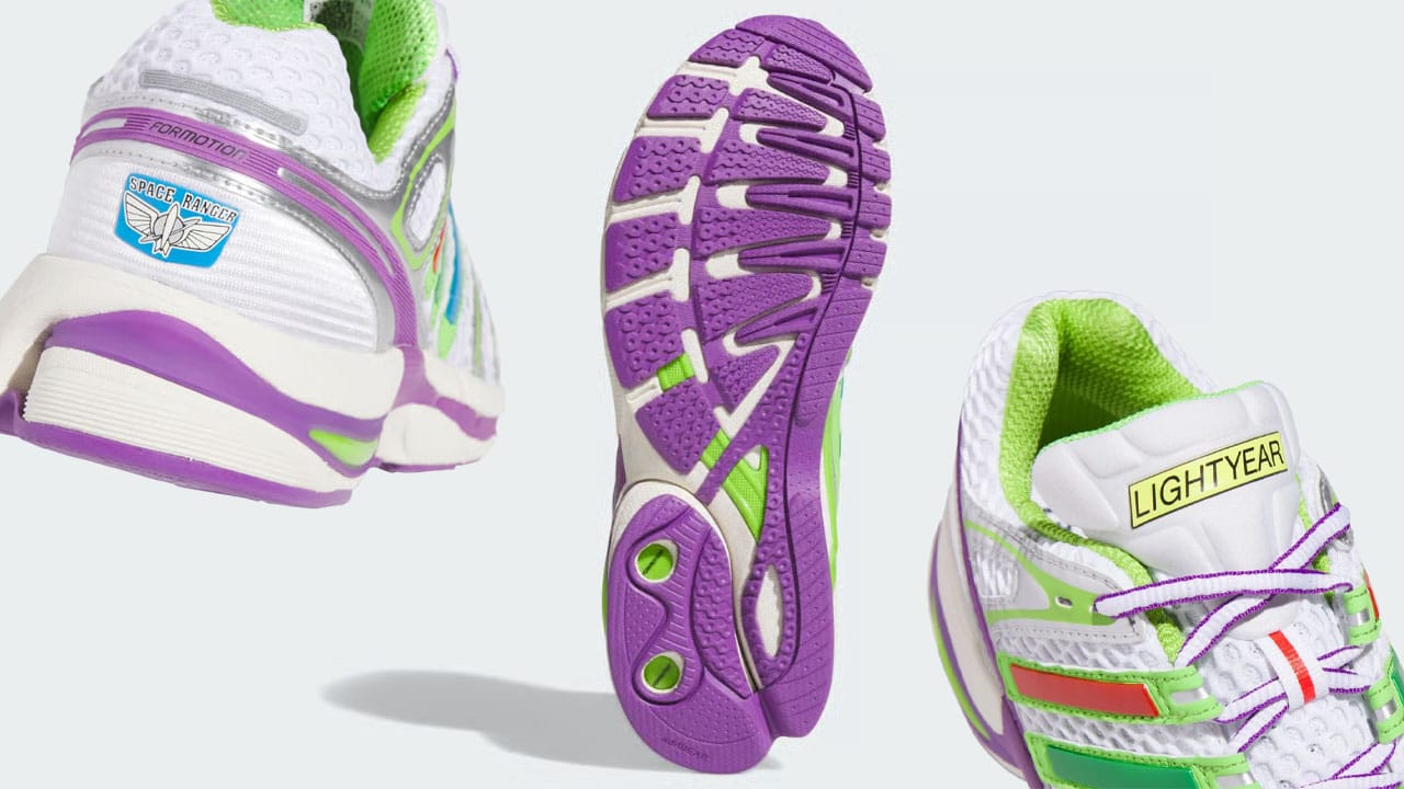 Various angles of the Buzz Lightyear Adistar Control 5s